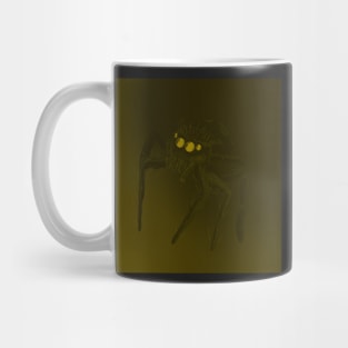 Jumping Spider Drawing V17 (Yellow 1) Mug